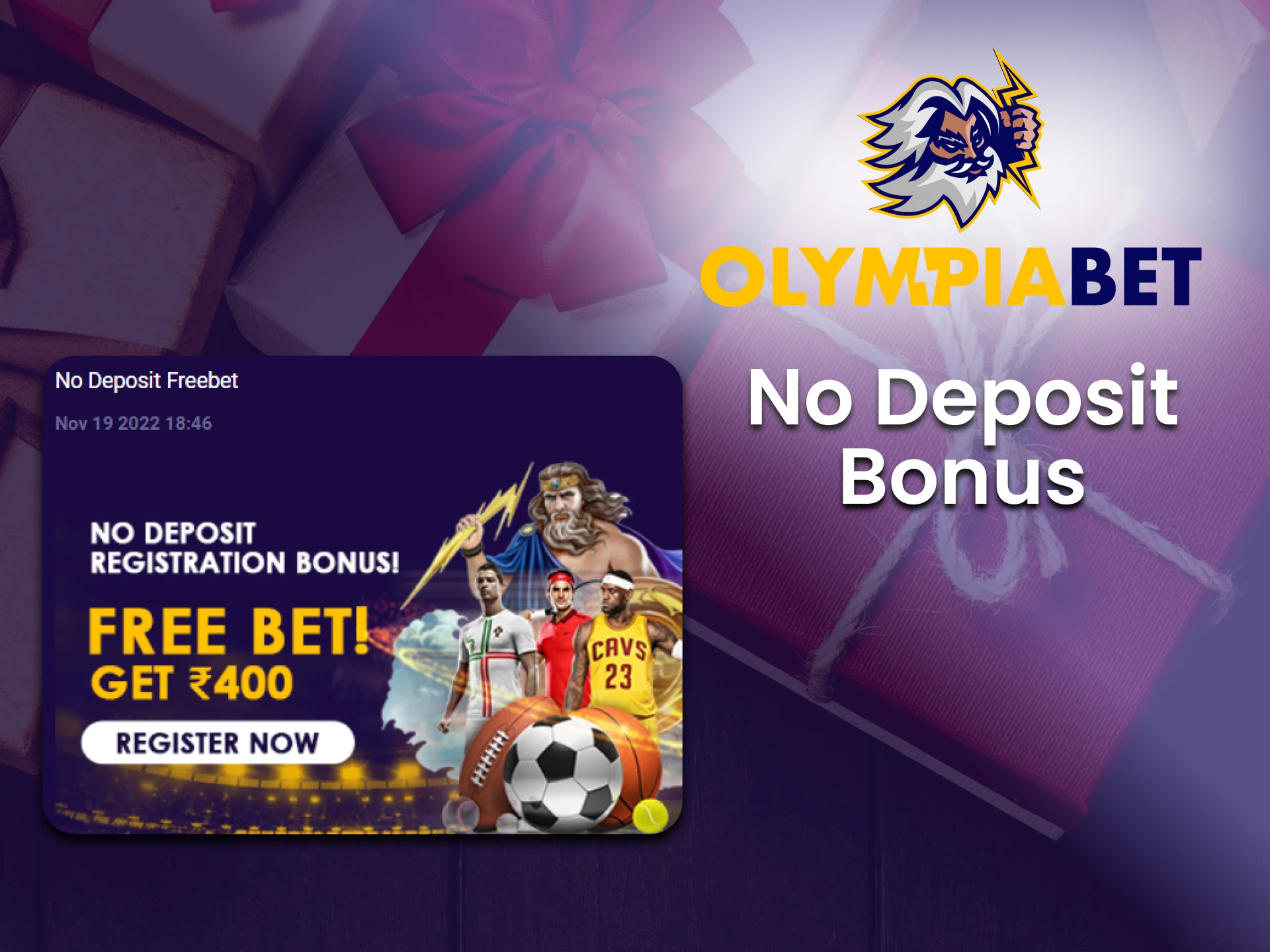 Get a bonus from Olimpiabet.