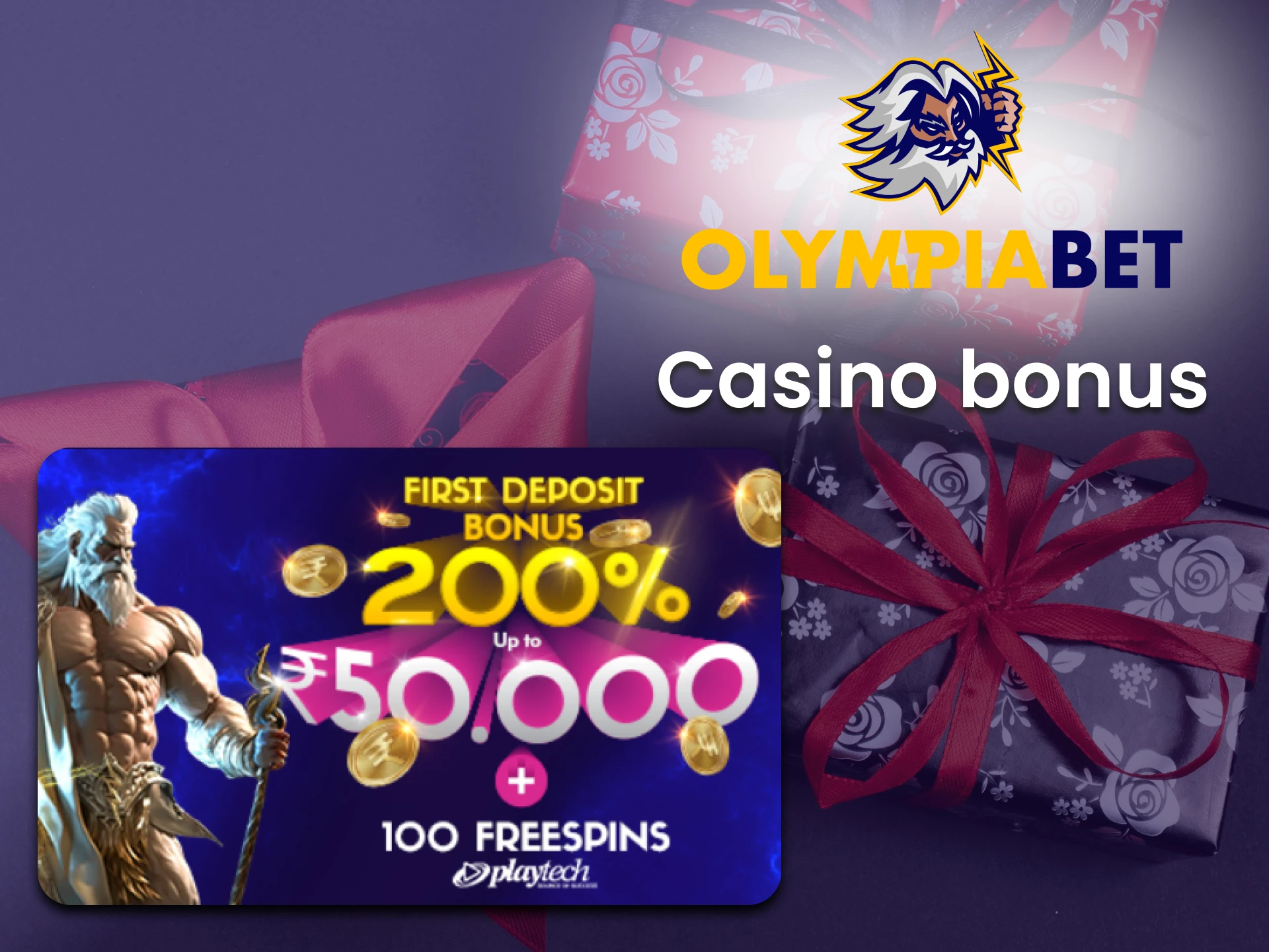 Claim your casino games bonus at Olimpiabet.