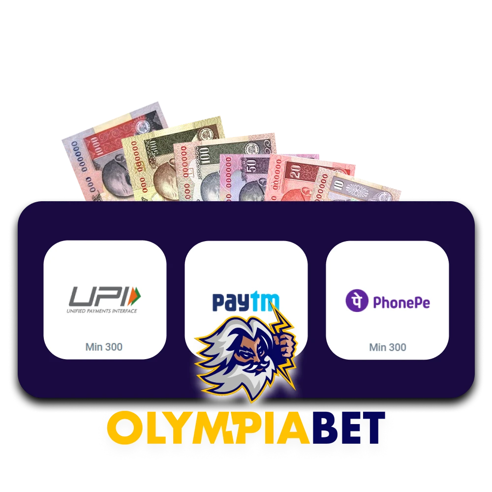 Replenish the deposit in a convenient way from Olimpiabet.