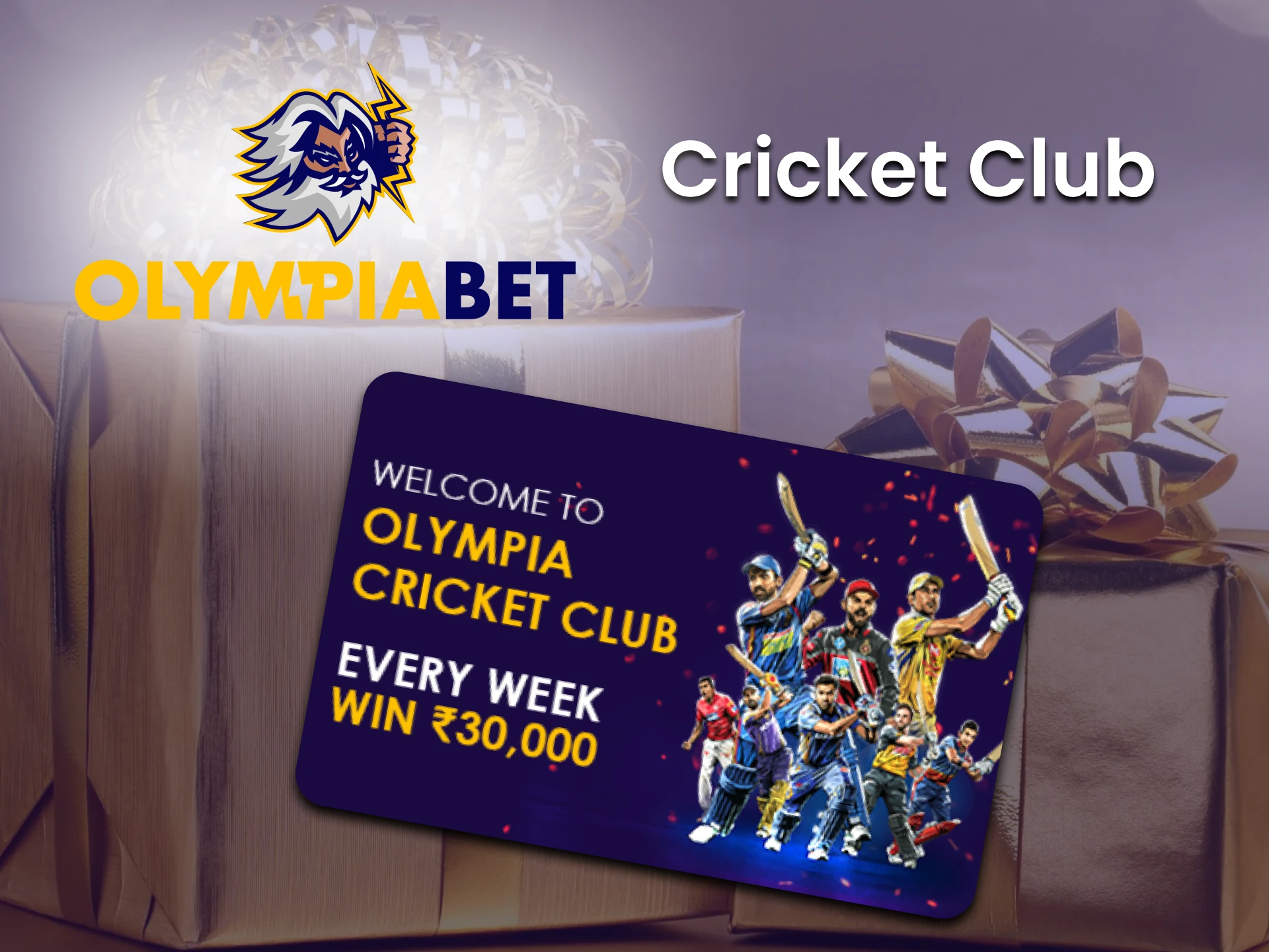 Get a lot of bonuses when betting on cricket from Olimpiabet.