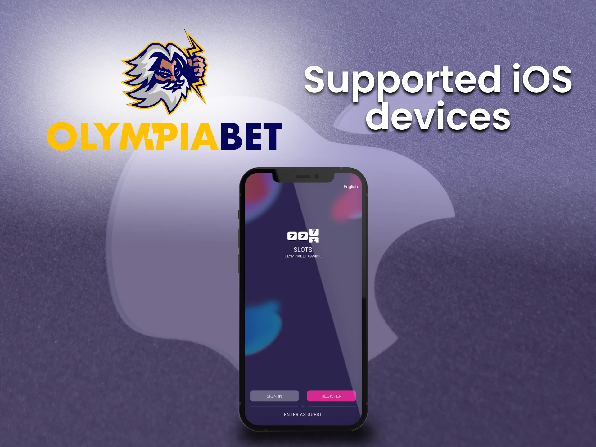 Place bets through the Olimpiabet app on your ios device.