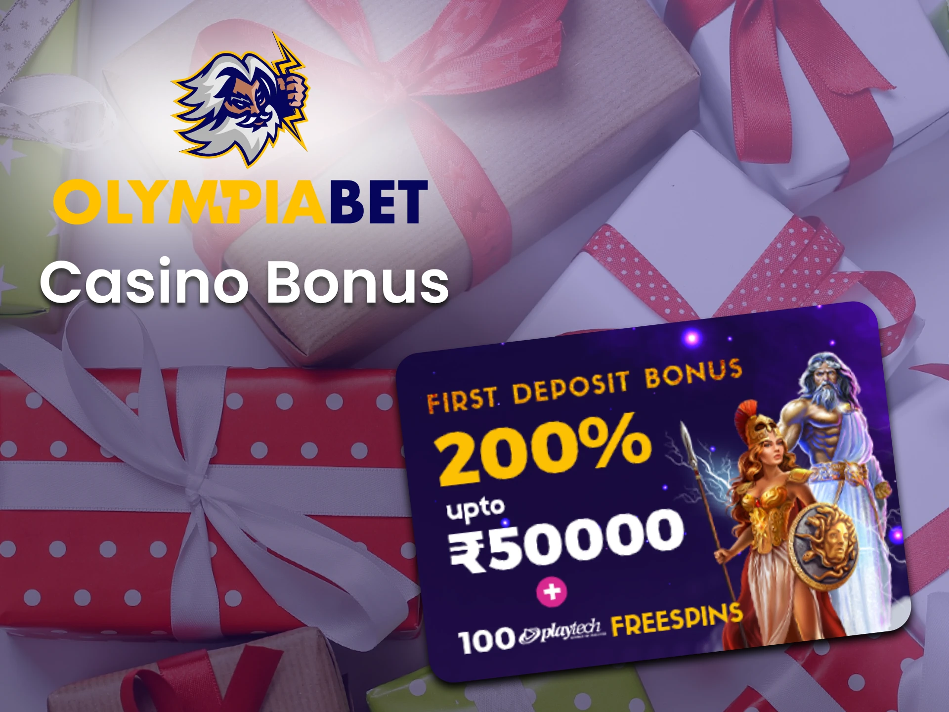 Get bonuses from Olimpiabet while playing at the casino.