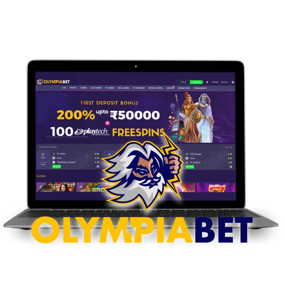 Olimpiabet is the best choice for sports betting and casino games.