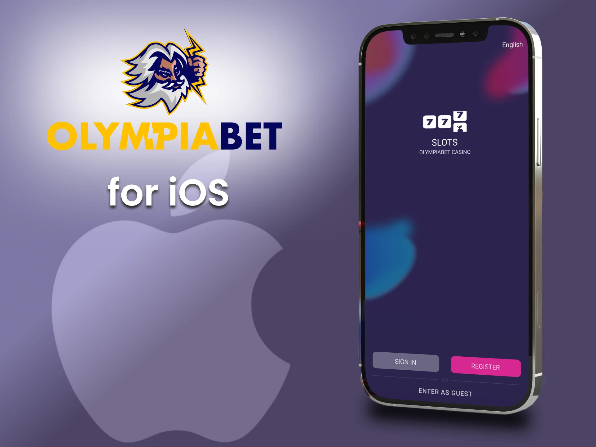 Download the Olimpiabet app for ios.