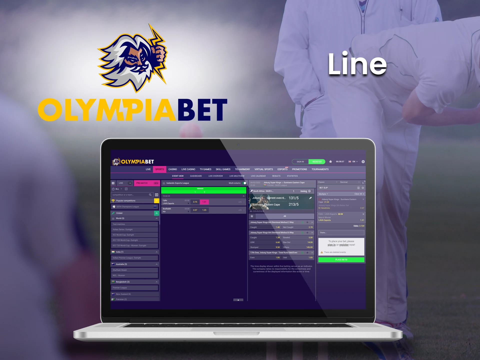 Think through all the options before placing a sports bet with Olimpiabet.