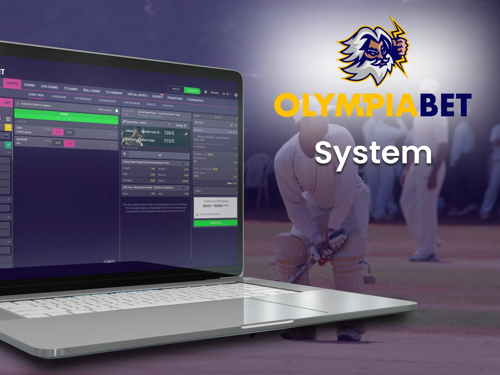 Place multiple bets at once to increase your chance of winning with Olimpiabet.