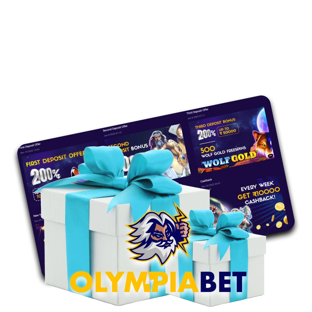 Use the special bonus from Olimpiabet.